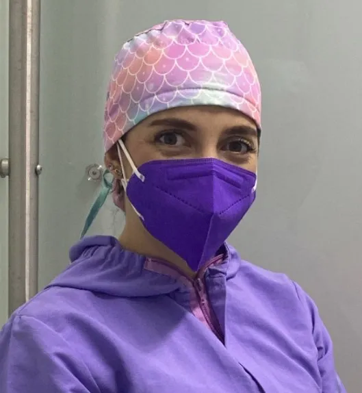 Orthodontist Dra. Susana Uribe treating patients at her Cali Colombia clinic