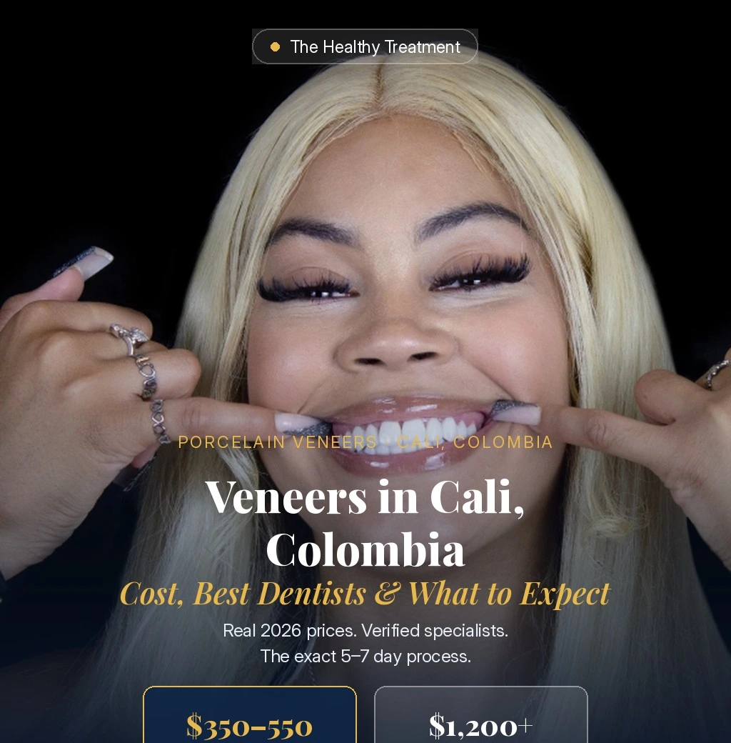Porcelain veneers in Cali, Colombia — cost and best verified dentists 2026
