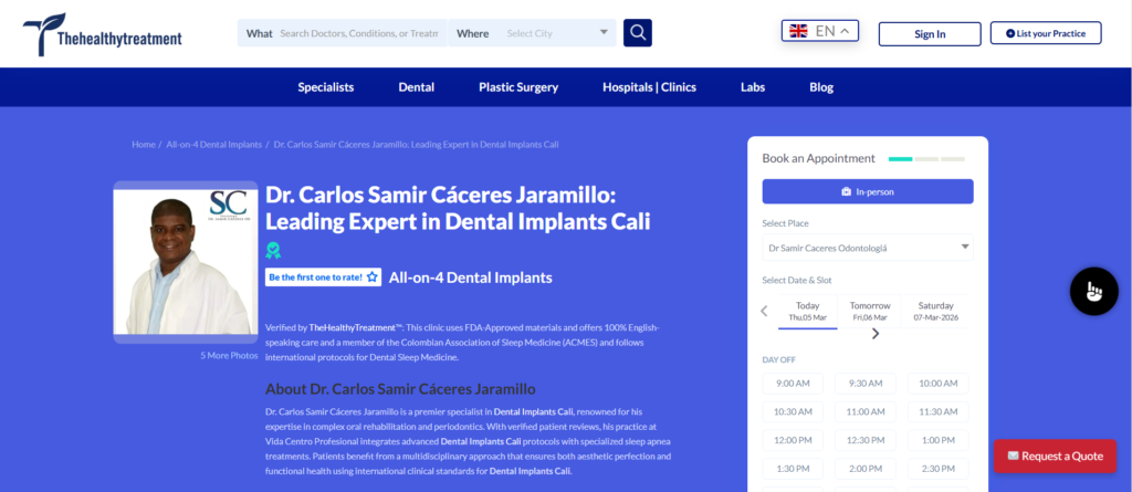 Dr. Carlos Samir Cáceres Jaramillo